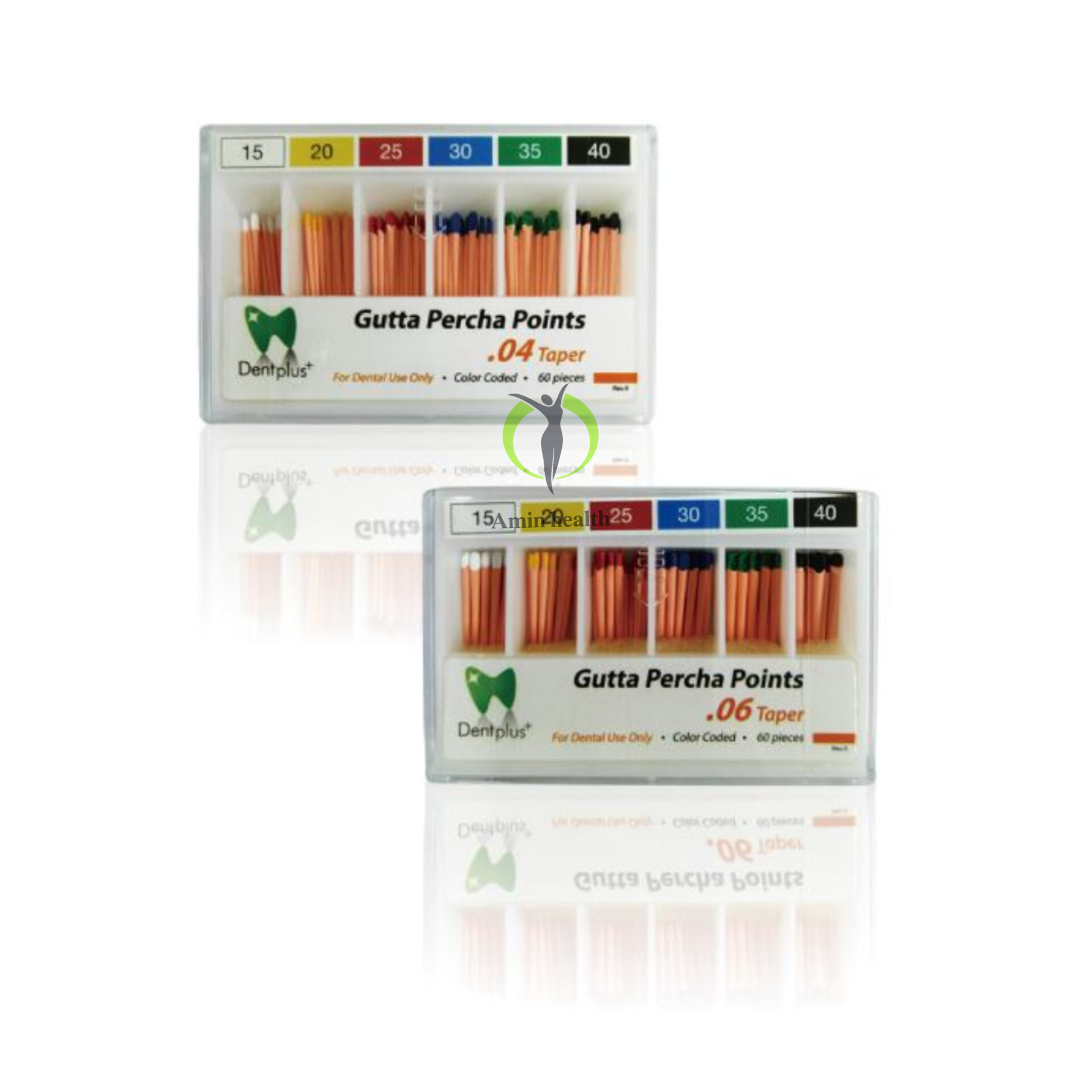 گوتا پرکا 4% دنت پلاس - Dent Plus Gutta Percha 4% سایز