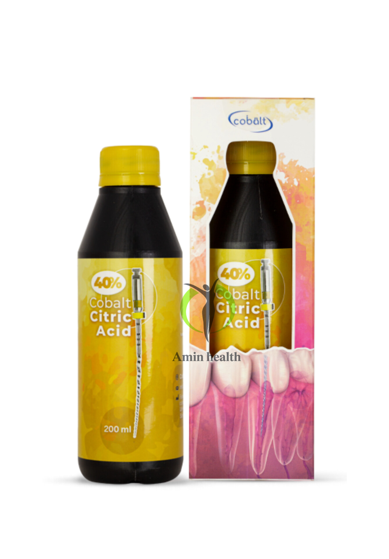 محلول اسید سیتریک 40% کبالت - Cobalt Citric Acid 40%